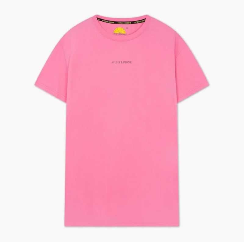 Klänningar - Donna Long Tee – Hot Pink
